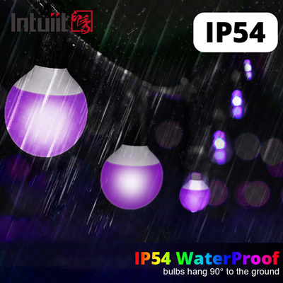 IP54は段階ライトRGBW 15m導かれたクリスマス ピクセル球根の屋外のクリスマスの装飾を導いた